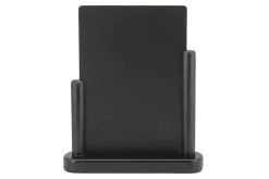 Tafel krijtbord in houder zwart 32,3 cm x 27 cm Elegant