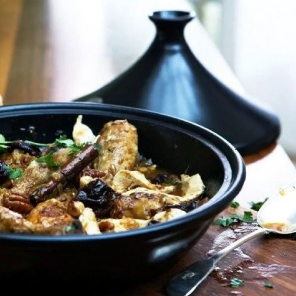Tajine 32 cm Fusain zwart Emile Henry