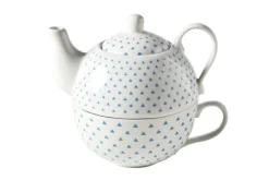 Tea for One theeset Blue Triangle