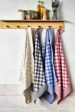 Theedoek Beige Set van 6