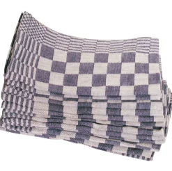 Theedoek 10 stuks blauw katoen 60 cm x 65 cm Betra