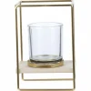 Theelichthouder Cube Goud
