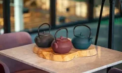 Theepot gietijzer groen 1,2 L Shibuya