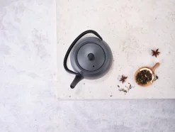 Theepot Gietijzer 0.92L Jane Donkergrijs