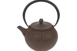 Theepot gietijzer met filter bruin 1,2 L Lantern