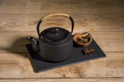 Theepot gietijzer zwart 0,8 L Takachiko