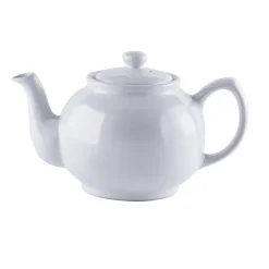 Theepot 1.1L Glanzend 6-Kops Wit