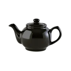 Theepot 0.45L Glanzend 2-Kops Zwart