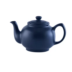 Theepot 1.1L Mat 6-Kops Donkerblauw