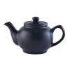 Theepot 1.1L Mat 6-Kops Zwart