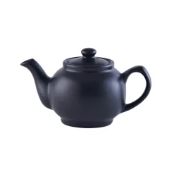 Theepot 0.45L Mat 2-Kops Zwart