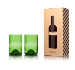 Tumbler 33cl set van 2 Groen Rebottled