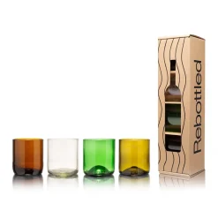 Tumbler 23cl set van 4 Kleuren Rebottled