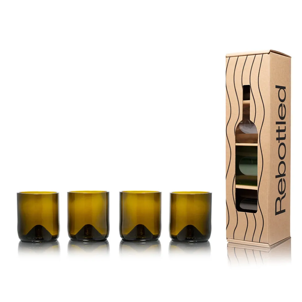 Tumbler 23cl set van 4 Olijf Rebottled