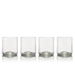 Tumbler 23cl set van 4 Transparant Rebottled