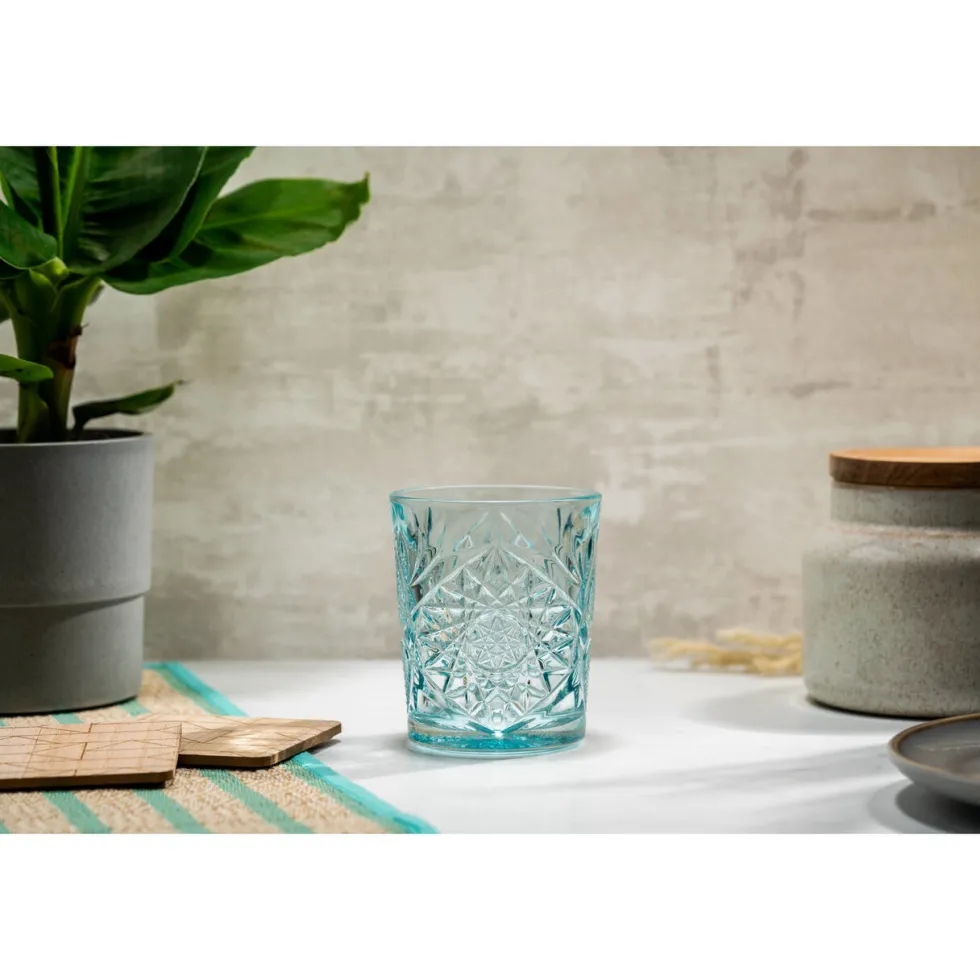 Tumbler glas blauw 35 cl Hobstar Libbey