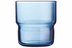 Tumbler glas 22 cl Log Brush Blue Jean