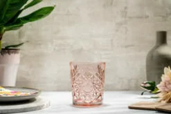 Tumbler glas licht roze 35 cl Hobstar Libbey