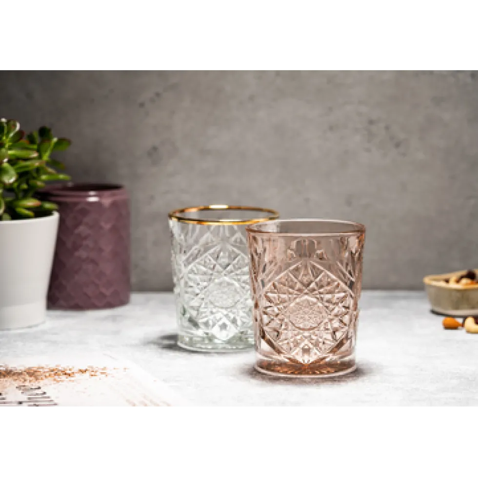 Tumbler glas taupe 35 cl Hobstar Onis