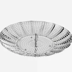 Verstelbaar stoommandje 14 cm tot 23 cm RVS