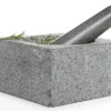 Vijzel met stamper graniet 14 cm vierkant Cosy&Trendy