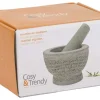 Vijzel met stamper graniet 13 x 8,5 cm