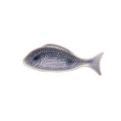 Visschaaltje 18 cm x 7 cm Blauw