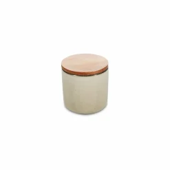 Voorraadpot 12 cm x 12 cm Meridian Ivoor