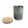 Voorraadpot set 2-delig Meridian groen/blauw