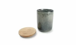 Voorraadpot set 2-delig Meridian groen/blauw