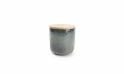 Voorraadpot 12 x 12 cm Meridian groen/blauw