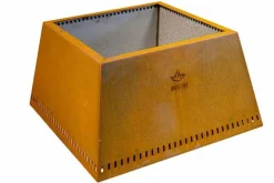 Vuurschaal White Fire roest 50 cm hoog