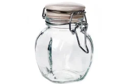 Weckpotje 12,5cl vierkante bol