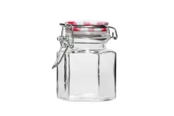 Weckpotje met clip 10cl set van 6