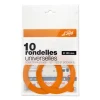 Weckpot ringen 100 mm set van 10