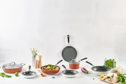 Wok 28 cm Cerapro terracotta