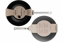 Wok 28 cm Ecodura Zwart