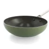 Wokpan Keramisch 28cm BK Sublime Olive Green